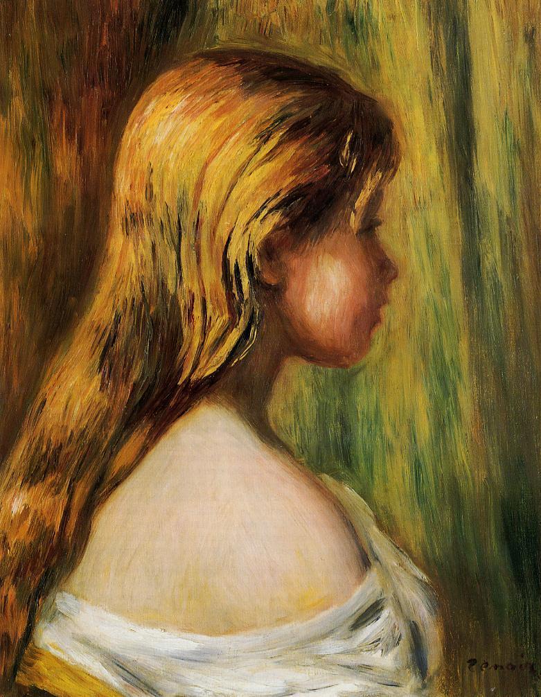 Head of a young girl 1890